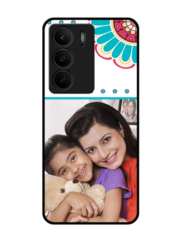 Custom Realme C75 5G Custom Metal Phone Case - Flower Design