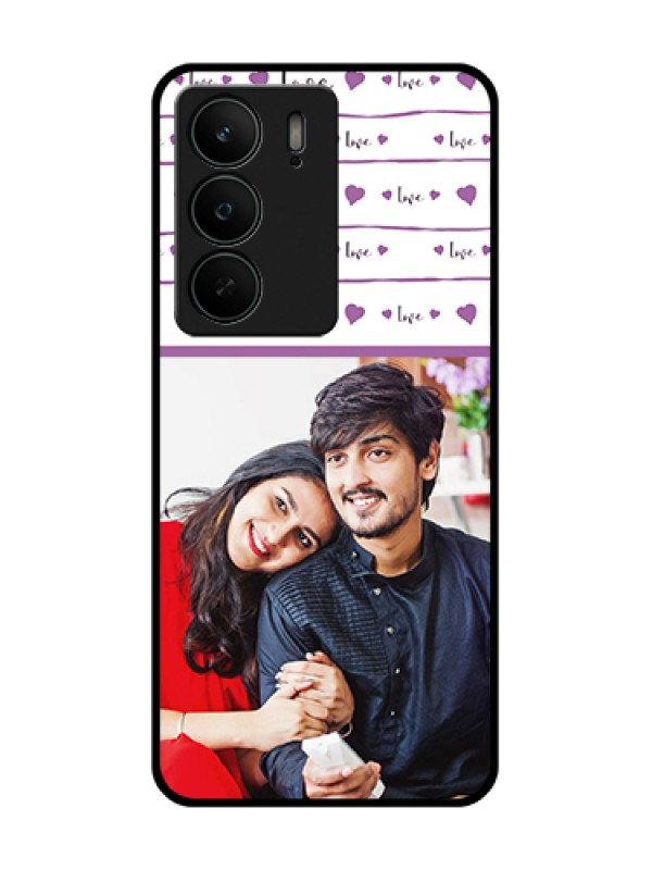 Custom Realme C75 5G Custom Metal Phone Case - Couples Heart Design