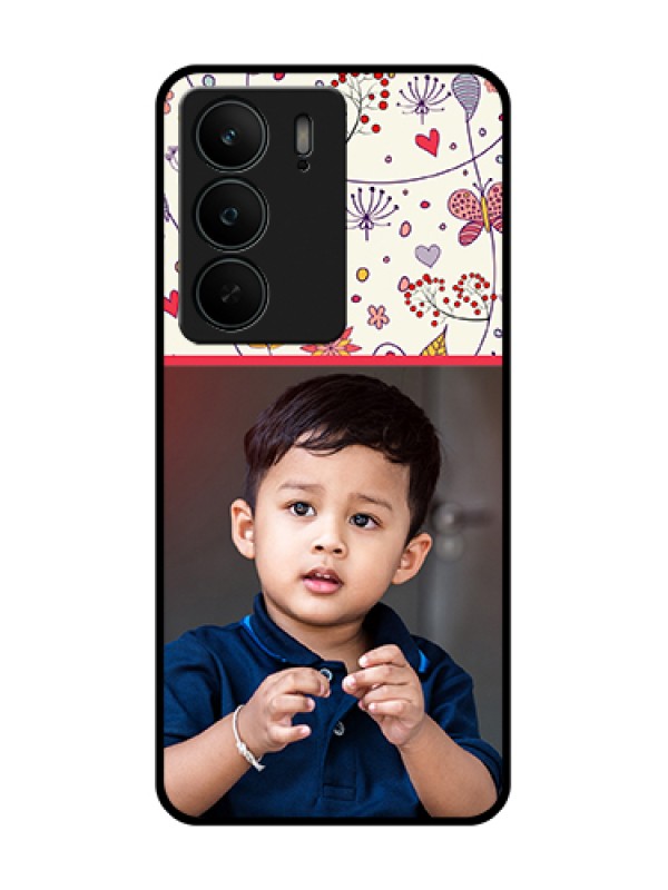 Custom Realme C75 5G Custom Metal Phone Case - Premium Floral Design