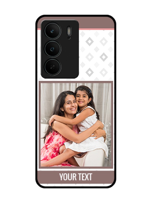 Custom Realme C75 5G Custom Metal Phone Case - Simple Diamond Design