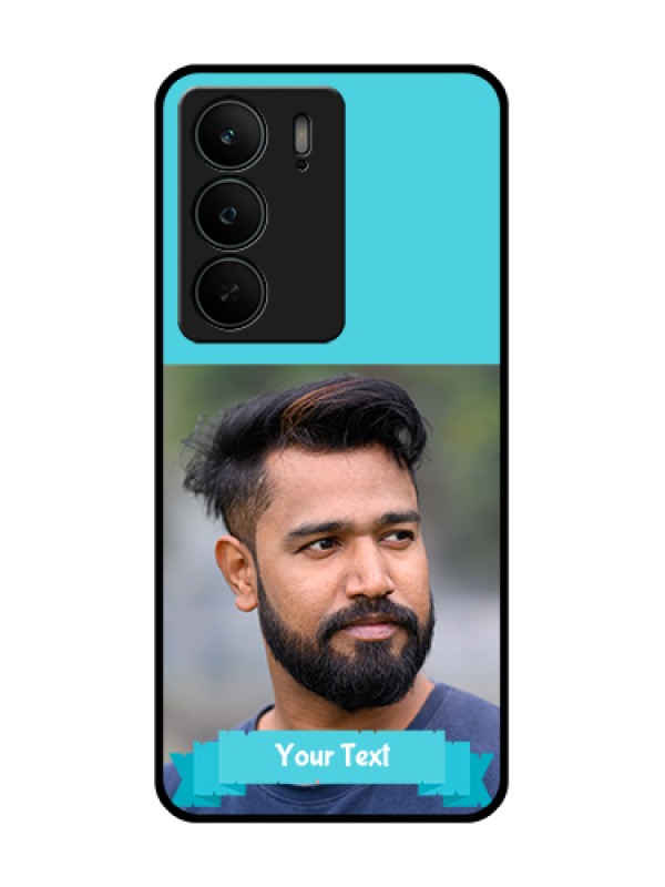 Custom Realme C75 5G Custom Metal Phone Case - Blue Color Design