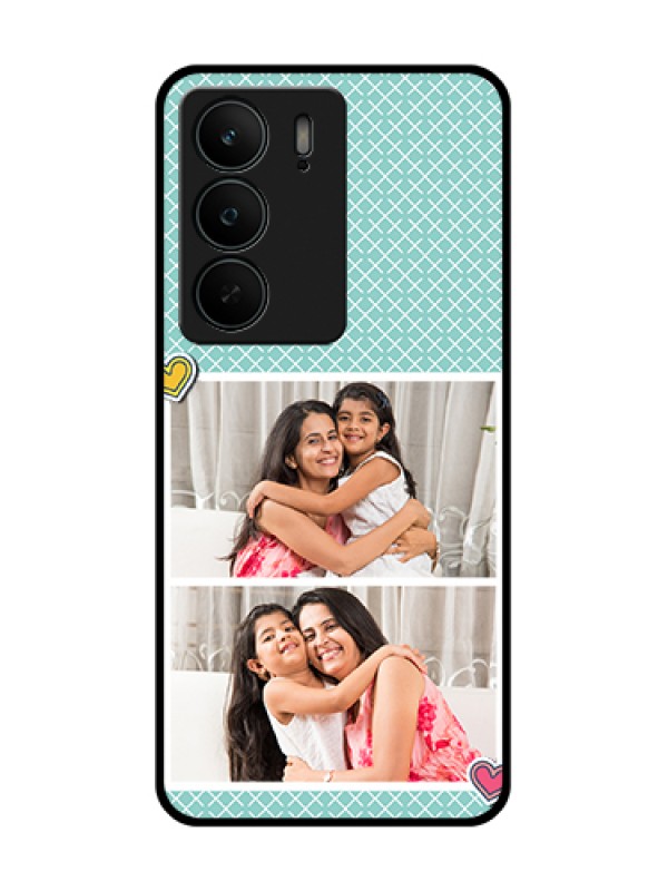 Custom Realme C75 5G Custom Metal Phone Case - 2 Image Holder With Pattern Design