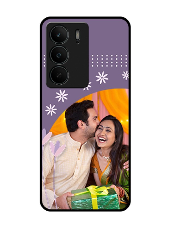 Custom Realme C75 5G Custom Metal Phone Case - Lavender Flowers Design