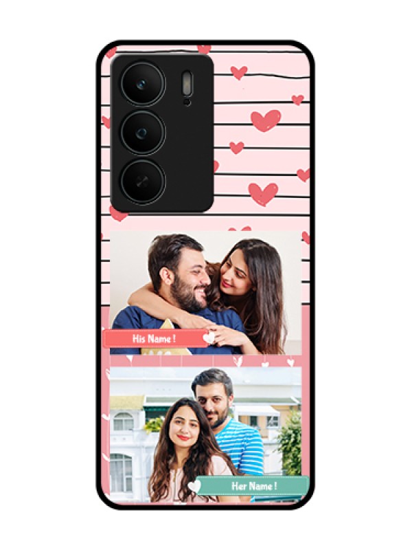 Custom Realme C75 5G Custom Metal Phone Case - Photo With Heart Design