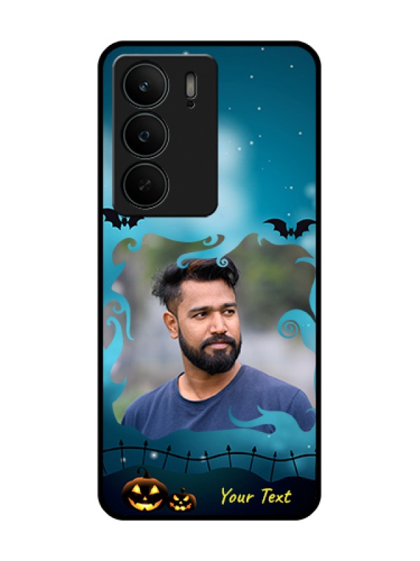 Custom Realme C75 5G Custom Metal Phone Case - Halloween Frame Design