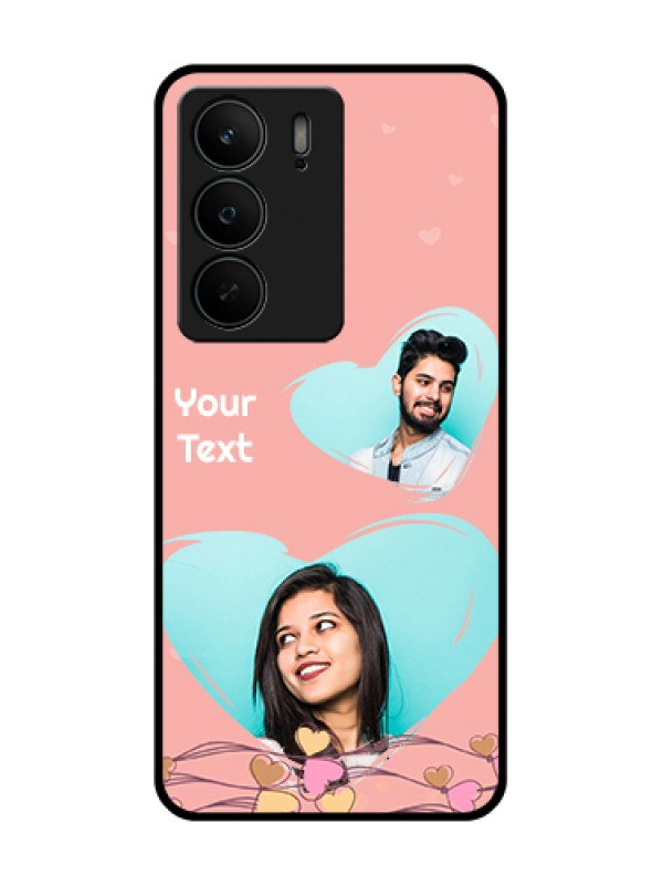 Custom Realme C75 5G Custom Metal Phone Case - Love Doodle Design