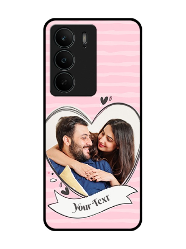 Custom Realme C75 5G Custom Metal Phone Case - Vintage Heart Design