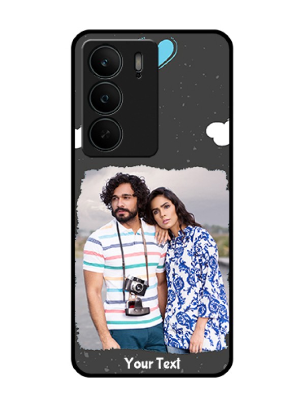 Custom Realme C75 5G Custom Metal Phone Case - Splashes With Love Doodles Design