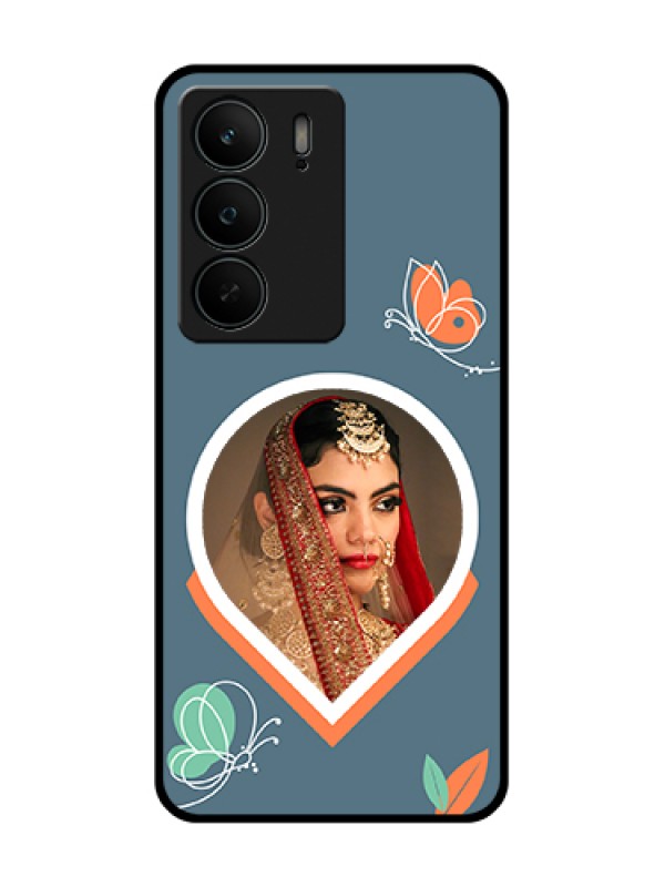 Custom Realme C75 5G Custom Metal Phone Case - Droplet Butterflies Design