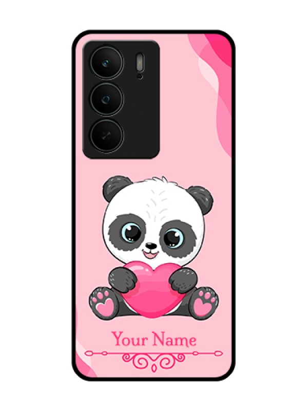 Custom Realme C75 5G Custom Metal Phone Case - Cute Panda Design