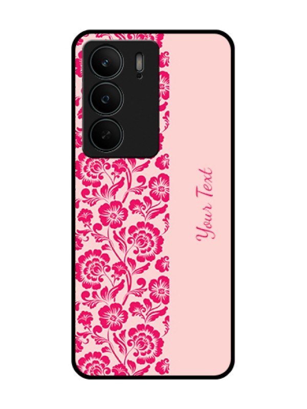 Custom Realme C75 5G Custom Metal Phone Case - Attractive Floral Pattern Design