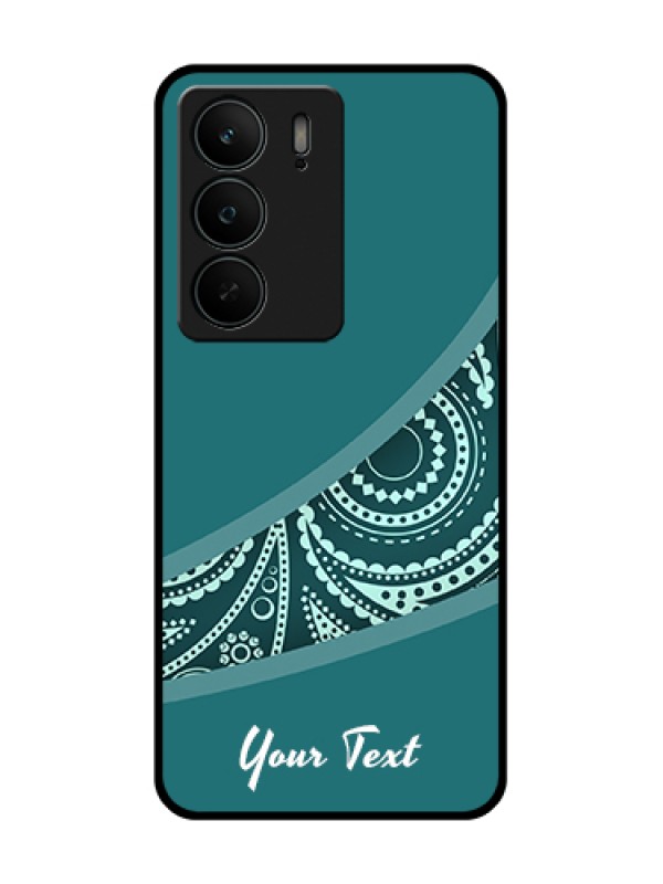 Custom Realme C75 5G Custom Metal Phone Case - Semi Visible Floral Design