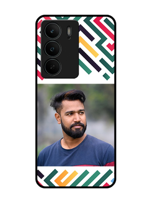 Custom Realme C75 5G Custom Metal Phone Case - Colorful Maze Pattern Design