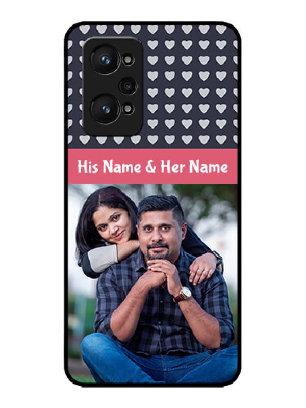 Custom Realme GT 2 Custom Metal Phone Case - Love Symbols Design