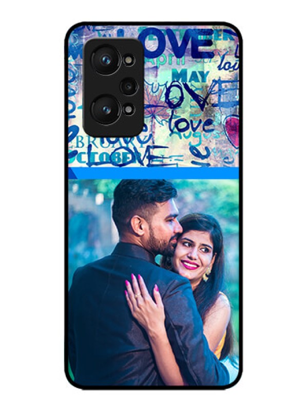 Custom Realme GT 2 Custom Metal Phone Case - Colorful Love Design