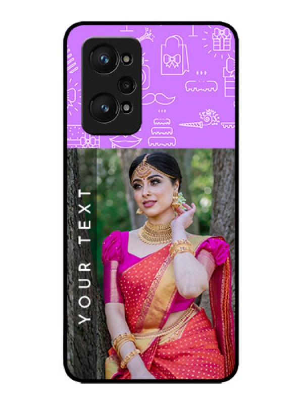 Custom Realme GT 2 Custom Metal Phone Case - Birthday Icons Design