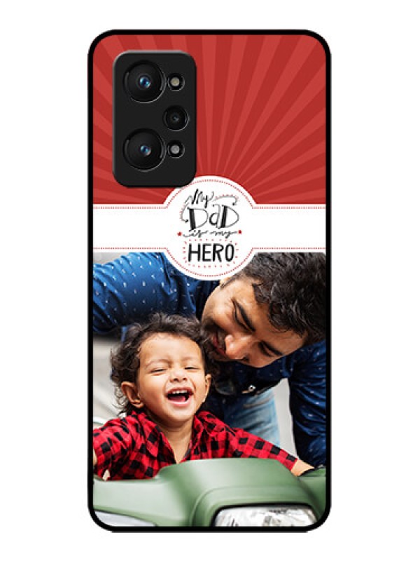 Custom Realme GT 2 Custom Metal Phone Case - My Dad Hero Design