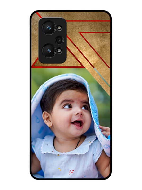 Custom Realme GT 2 Custom Metal Phone Case - Gradient Abstract Texture Design