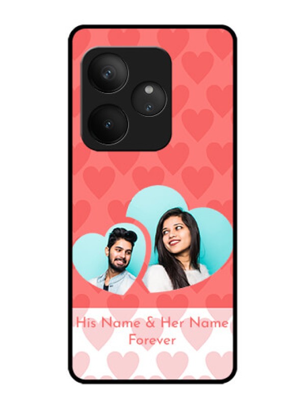 Custom Realme GT 6 Custom Metal Phone Case - Couple Pic Upload Design
