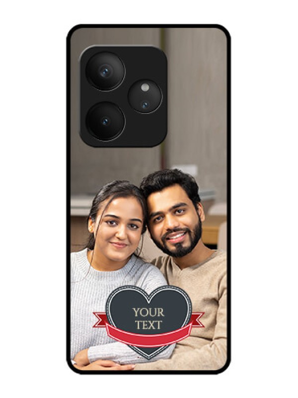 Custom Realme GT 6 Custom Metal Phone Case - Just Married Couple Design