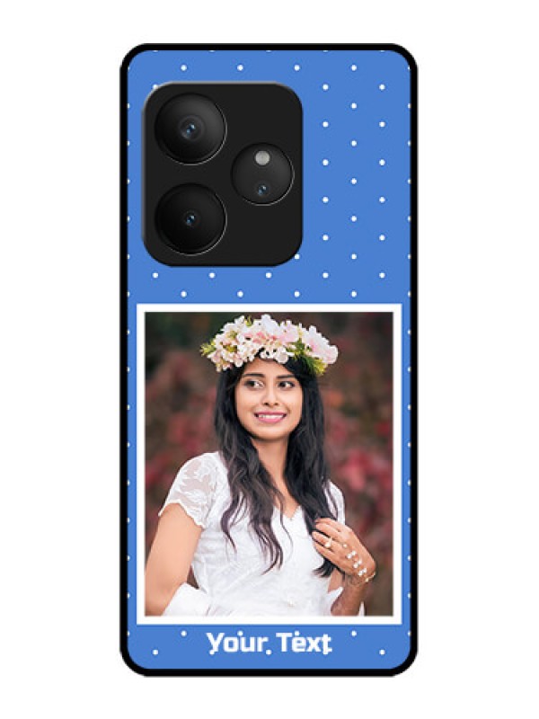 Custom Realme GT 6 Custom Metal Phone Case - Polka Dots Design