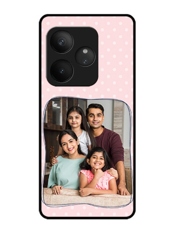 Custom Realme GT 6 Custom Metal Phone Case - Family With Dots Design