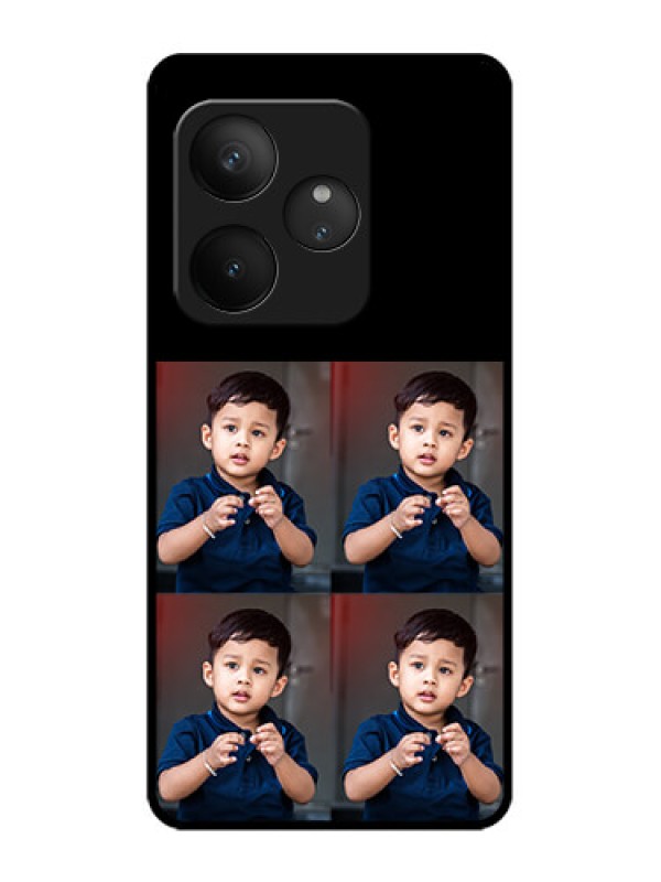 Custom Realme GT 6 Custom Metal Phone Case - 4 Image Holder Design