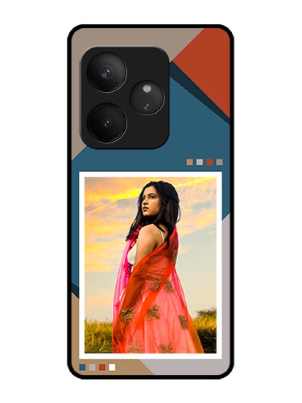 Custom Realme GT 6 Custom Metal Phone Case - Retro Color Pallet Design