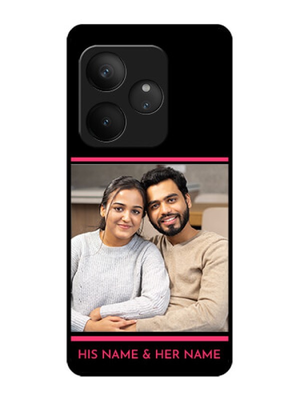 Custom Realme GT 6T 5G Custom Metal Phone Case - With Add Text Design