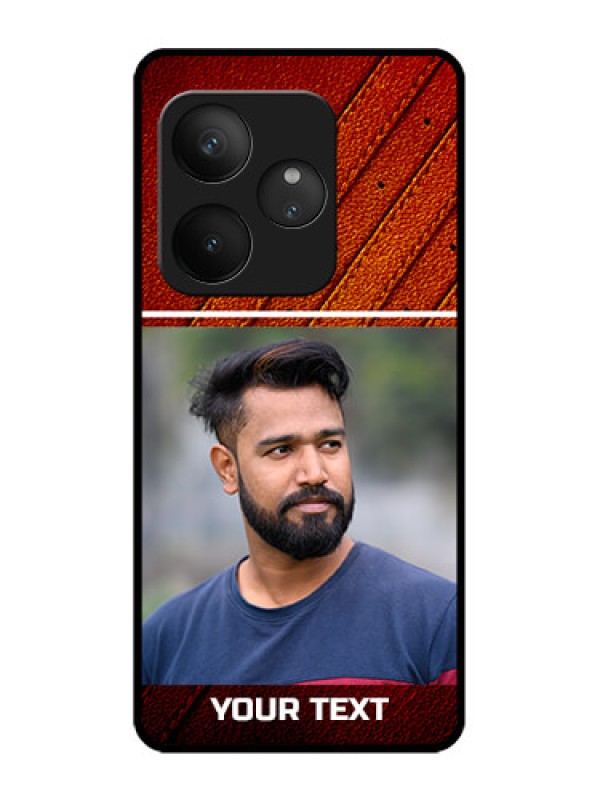 Custom Realme GT 6T 5G Custom Metal Phone Case - Leather Phone Case Design