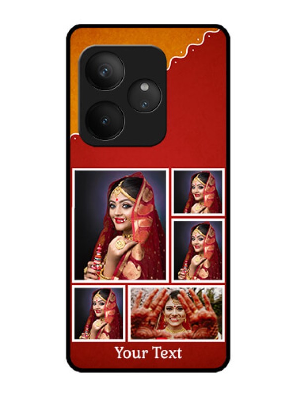 Custom Realme GT 6T 5G Custom Metal Phone Case - Wedding Pic Upload Design