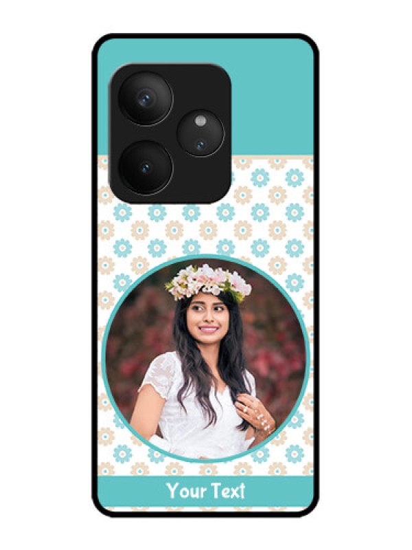 Custom Realme GT 6T 5G Custom Metal Phone Case - Beautiful Flowers Design