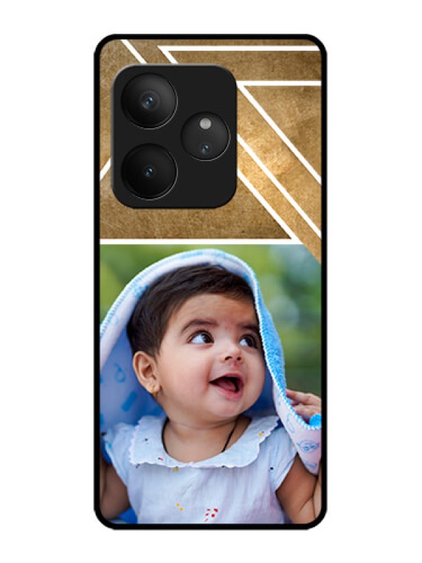 Custom Realme GT 6T 5G Custom Metal Phone Case - Gradient Abstract Texture Design