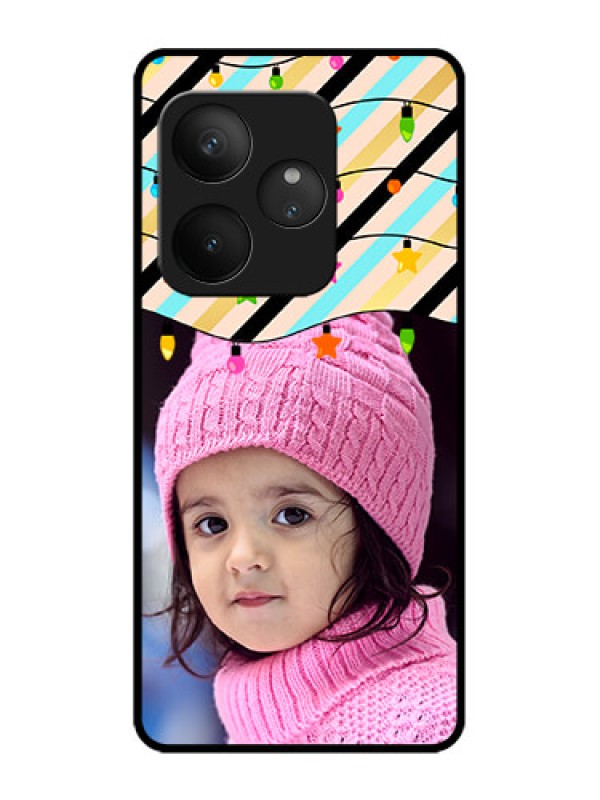 Custom Realme GT 6T 5G Custom Metal Phone Case - Lights Hanging Design