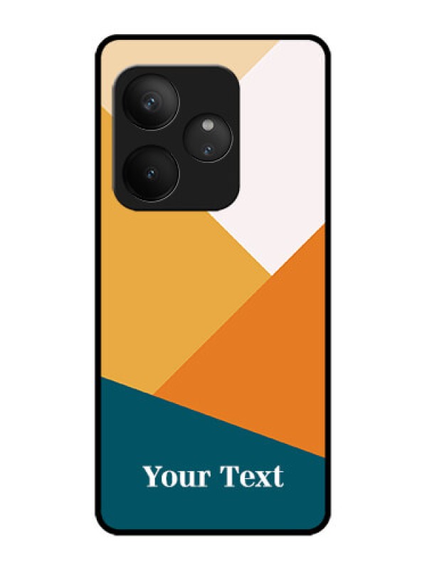 Custom Realme GT 6T 5G Custom Metal Phone Case - Stacked Multi - Colour Design