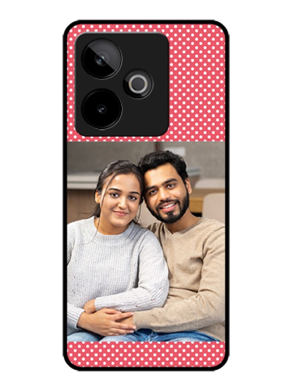 Custom Realme GT 7 5G Custom Metal Phone Case - White Dotted Design