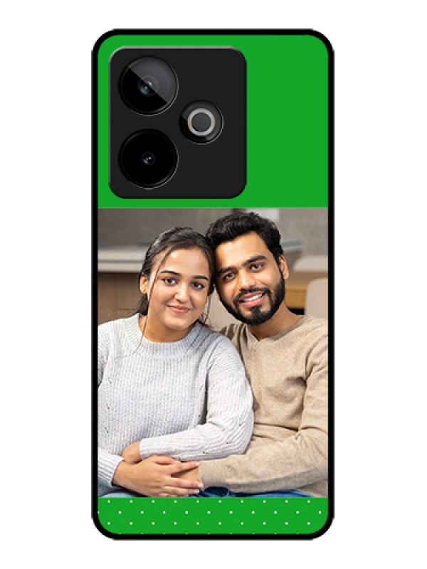 Custom Realme GT 7 5G Custom Metal Phone Case - Green Pattern Design