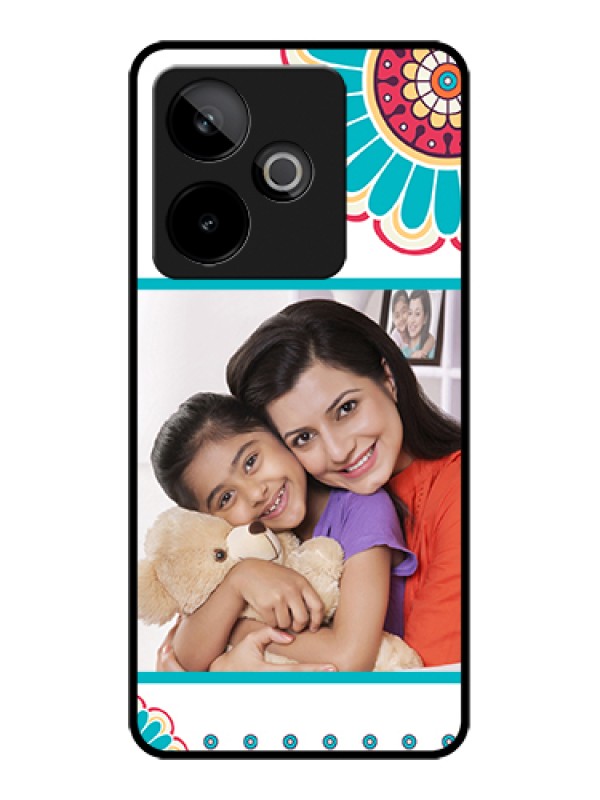 Custom Realme GT 7 5G Custom Metal Phone Case - Flower Design