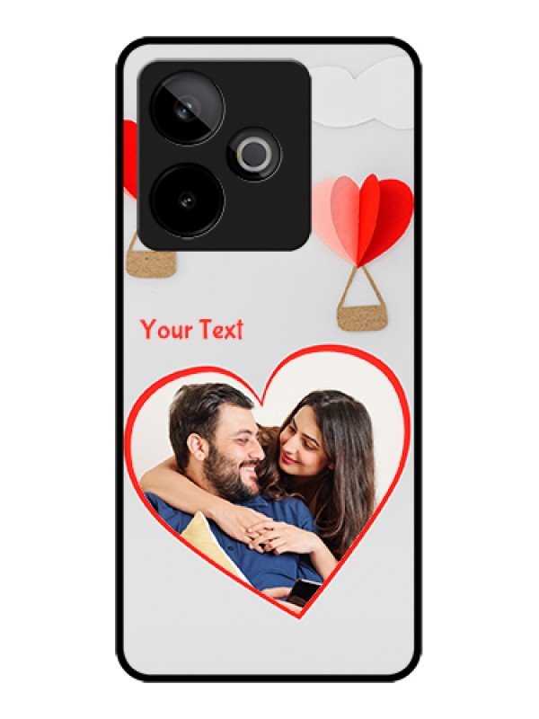Custom Realme GT 7 5G Custom Metal Phone Case - Parachute Love Design