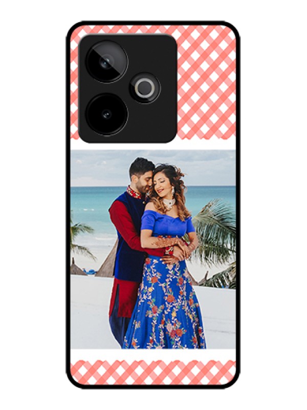 Custom Realme GT 7 5G Custom Metal Phone Case - Pink Pattern Design