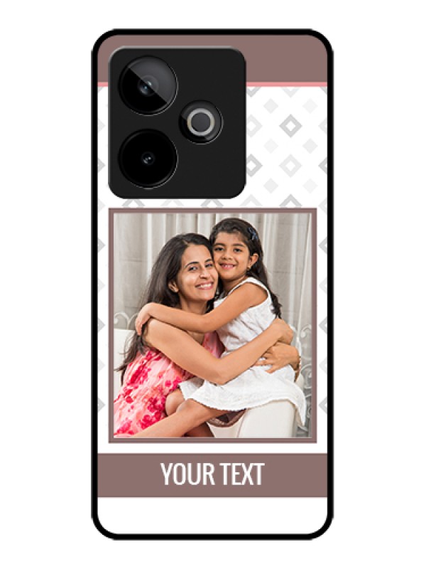 Custom Realme GT 7 5G Custom Metal Phone Case - Simple Diamond Design