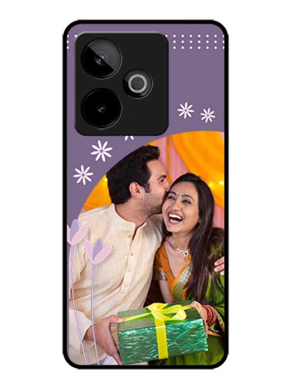 Custom Realme GT 7 5G Custom Metal Phone Case - Lavender Flowers Design