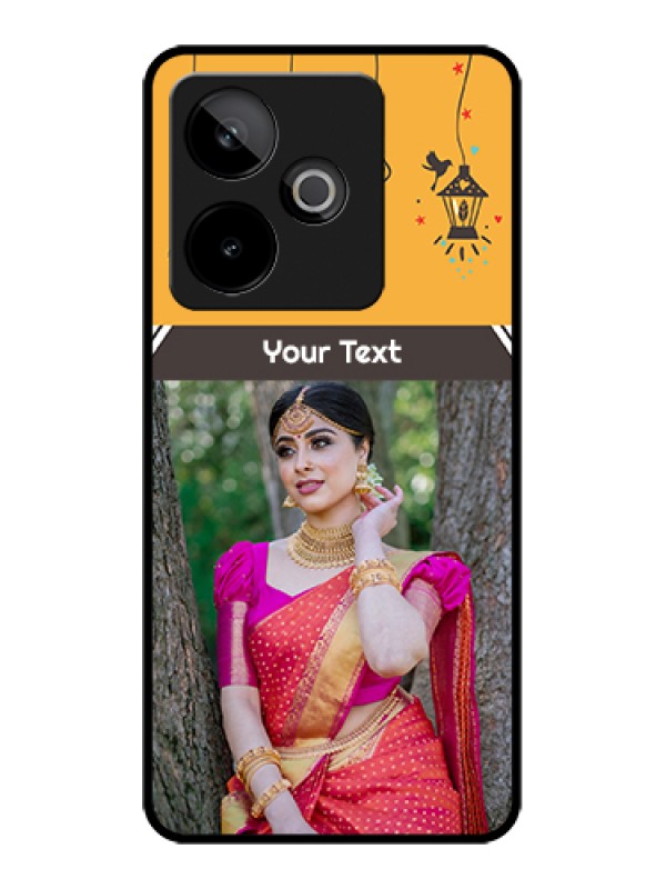 Custom Realme GT 7 5G Custom Metal Phone Case - With Family Picture And Icons