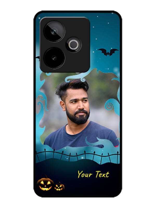 Custom Realme GT 7 5G Custom Metal Phone Case - Halloween Frame Design