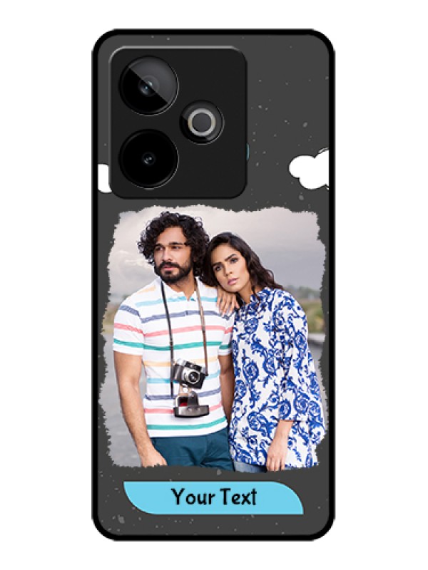 Custom Realme GT 7 5G Custom Metal Phone Case - Splashes With Love Doodles Design