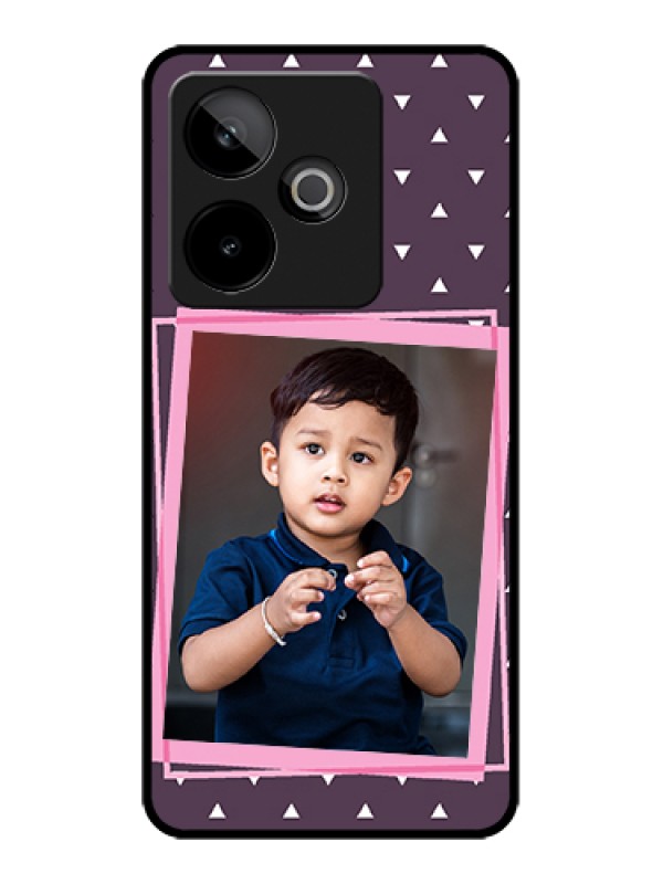 Custom Realme GT 7 5G Custom Metal Phone Case - Triangle Pattern Dotted Design