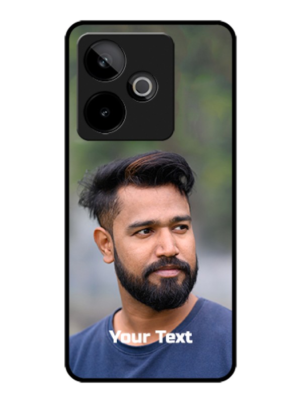 Custom Realme GT 7 5G Custom Metal Phone Case - Photo With Text Design