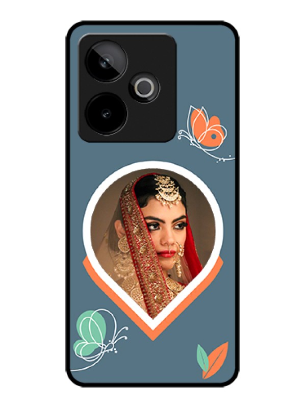 Custom Realme GT 7 5G Custom Metal Phone Case - Droplet Butterflies Design