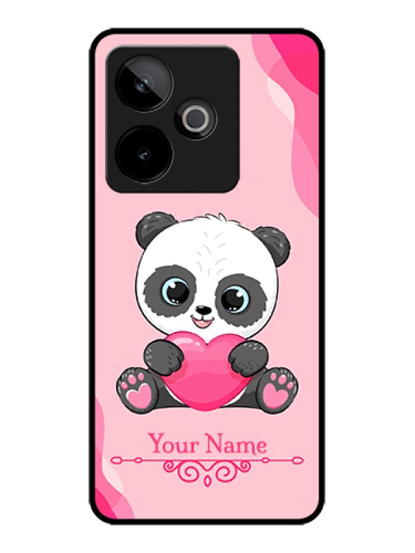 Custom Realme GT 7 5G Custom Metal Phone Case - Cute Panda Design