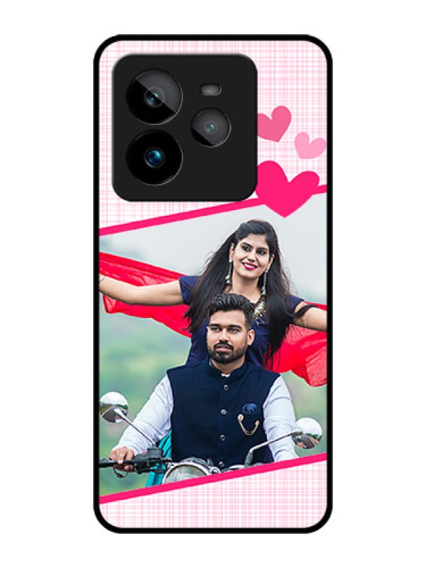 Custom Realme GT 7 Pro Custom Metal Phone CaseLove Shape Heart Design